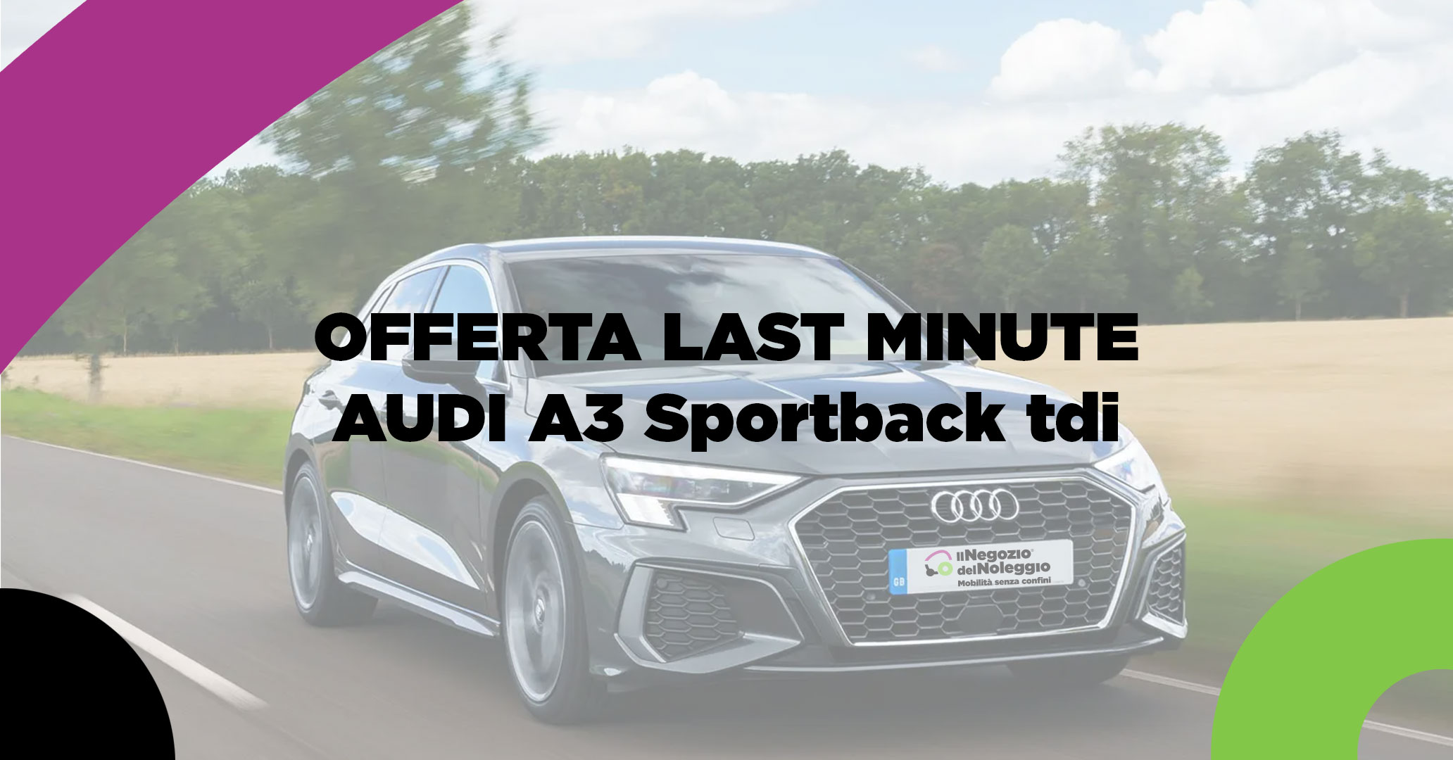 Offerta noleggio lungo termine Audi A3